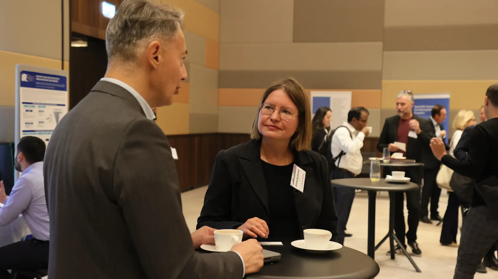Networking on the exhibition floor